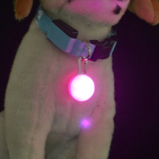 LED Pet Dog Collar Pendant Night Safety Glowing Pendant Pet Products Night Light Collar Pedant Pet Supplies Dog Accessories